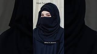 Hijab with Niqab Tutorial  Hijab Tutorial [upl. by Jemma210]