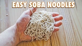 How to Make Easy Handmade Soba Noodles [upl. by Desdemona]