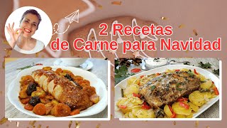 🎄2 Recetas de Carne Fáciles Ricas y Originales para Navidad [upl. by Barcot]