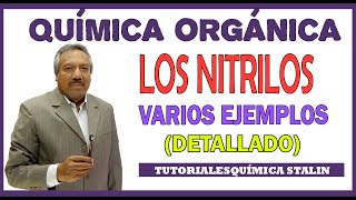 QUÍMICA ORGÁNICA  LOS NITRILOS TIPOS NOMENCLATURA Y OBTENCIÓN [upl. by Assirehc859]