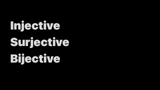 Proving the function whether it is injective surjective and bijective [upl. by Tarra604]