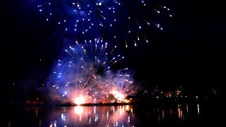 Feuerwerk Zell Mosel Weinfest 2017 [upl. by Esilanna]