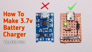 How To Make 37v Battery Charger [upl. by Krall]