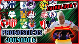 😱 ✅ PRONOSTICOS JORNADA 6 CLAUSURA 2022 LIGA MX  Quiniela Futbol Mexicano GRITA MEXICO CL2022❌⚽️ [upl. by Hamal]