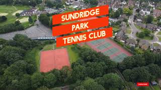 Sundridge Park Tennis Club from above [upl. by Atikir203]