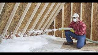 Insulating the garage after the drywall has been installed [upl. by Waylan]