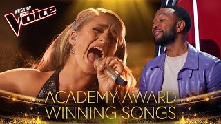 OSCARWINNING songs on The Voice  Top 10 [upl. by Nyledam]