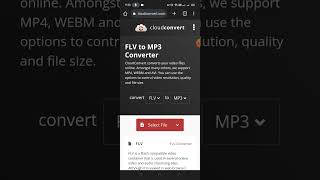 How To Convert FLV To MP3  FLV To MP3 Converter [upl. by Galer165]