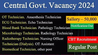 KSSSCL Various Post Direct Recruitment 2024  Medical Paramedical Vacancy  Regular Job recruitment [upl. by Bernardo]