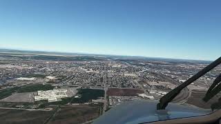 Landing in Idaho Falls Idaho  KIDA IDA  Idaho Falls Regional Airport Fanning Field idaho [upl. by Nevart550]