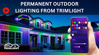 Trimlight Permanent Outdoor Lighting with the Trimlight Edge Controller [upl. by Mahgirb]