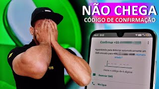 COMO RESOLVER WhatsApp não chega código de Confirmação Resolvido [upl. by Nirtak]