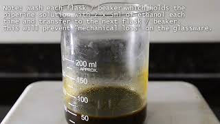 ChemPlayer ReuploadPiperine from black pepper microwave extraction [upl. by Maice]