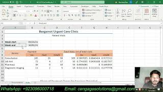 Excel Module 2 SAM Project A Bergamot Urgent Care Clinic  Excel Module 2 SAM Project 1a [upl. by Amador]