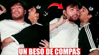 Natanael Cano le da un BESO a Tito Doble P y así REACCIONO 💋 [upl. by Okuy]