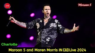 Maroon 5 Charlotte Real Time Live  Maroon 5 Tickets Charlotte 4k HD  PNC Music Pavilion Charlotte [upl. by Aggarwal]