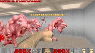 Doom II 100 Walkthrough Map10 Refueling Base [upl. by Salamone]