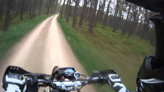 MZ SM 125 Offroad  New GoPro Mount  GoPro HD [upl. by Anitnas]