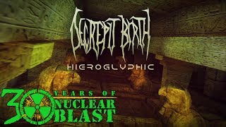 DECREPIT BIRTH  Hieroglyphic OFFICIAL LYRIC VIDEO [upl. by Quirk745]