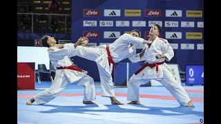 Metropolitan ITA vs Fiamme Oro ITA  FINAL TEAM KATA MALE  Karate Italian Championship 2024 [upl. by Vorfeld]