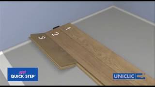 How to install Quick Step laminate flooring planks [upl. by Fabi]