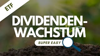 Perfekten Dividendenwachstum ETF finden super einfach [upl. by Ilarin114]