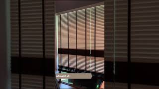 Motorised venetian blinds  curtains singapore  singapore curtains  wooden venetian blinds [upl. by Joost]