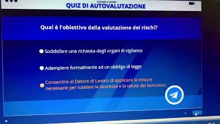 Alternanza Scuola Lavoro Quiz di autovalutazione modulo 5 [upl. by Philly478]