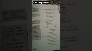 Deep water mind map english  easy learning 💯💯💯👍 [upl. by Llenoil]