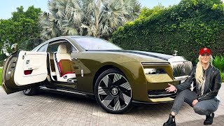 Worlds First Electric RollsRoyce  Spectre [upl. by Eilema]