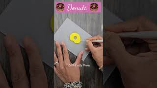 Crafting Mini Clay Donuts 🍩DIY Clay ArtCute Clay Craft [upl. by Knick]