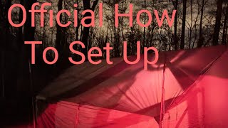 How to Set Up The Onetigris Tegimen Hammock Hot Tent [upl. by Nyrrek]