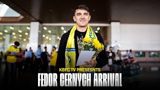 Fedor ÄŚernych Arrival  Kerala Blasters  Player Arrival  KBFC TV [upl. by Nohcim]