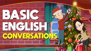 30 Minutes to Improve your English with 30 Basic English Conversations [upl. by Reffinnej]