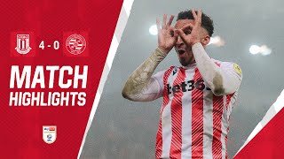 Reds RAMPANT  Stoke City 40 Reading  Highlights [upl. by Bonucci]