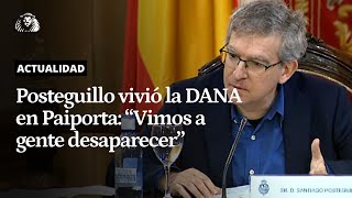 DANA  El estremecedor relato de Santiago Posteguillo “Vimos a gente desaparecer en el agua” [upl. by Aiuqcaj797]