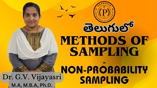 Methods of SamplingNon Probability Sampling [upl. by Wolfie114]