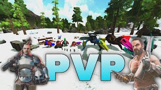 RAIDING 50 Hours defeat 10 player MostPopulated Server  ARK MOBILE PVP [upl. by Valerio]