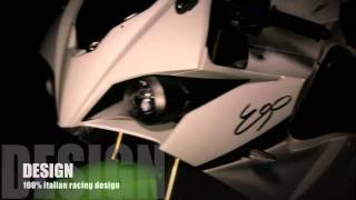 2015  Energica Ego  electric superbike [upl. by Nnylecyoj188]