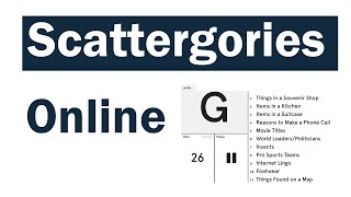 Scattergories Online  Great Online Game for Class [upl. by Zoldi]