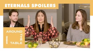 Eternals Cast Talks Spoilers Secrets amp Easter Eggs  Around the Table  Entertainment Weekly [upl. by Llecrad]