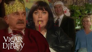 Best Moments of Vicar at Christmas  The Vicar of Dibley  BBC Comedy Greats [upl. by Nomolos]