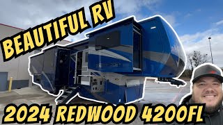 2024 Redwood 4200FL  LUXURY Front Living 5th Wheel RV [upl. by Enniroc]