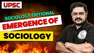 Sociology Optional for UPSC  Chapter 1  Emergence of Sociology  UPSC Wallah [upl. by Tala]