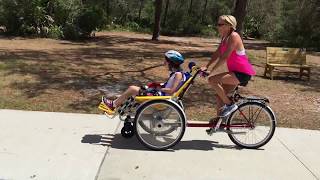 DUET Wheelchair Bicycle Tandem [upl. by Nitsraek461]