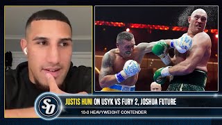 USYK IS A FREAK TYSON FURY CANNOT OVERCOME  Justis Huni also on JOSHUA FUTURE [upl. by Aicenav]