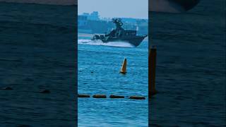 🇺🇸 Military Boat 🚢 in Emergency Case4K boat shorts [upl. by Dlonra]