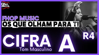 Os Que Olham Para Ti  Fhop Music  CIFRA Tom Masculino [upl. by Adar]