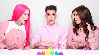 Messy Makeup Trivia ft Jeffree Star amp Tati [upl. by Tore367]