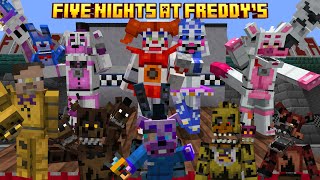 THIS NEW MINECRAFT FNAF MOD IS GETTING EVEN BETTER Fnaf Management Wanted Mod Showcase [upl. by Yarak]